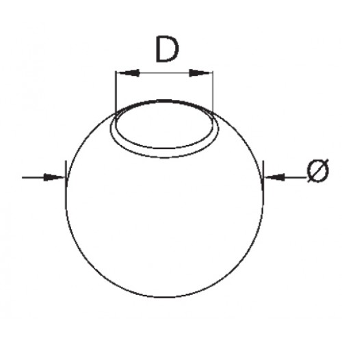 Round Bar End Ball 10mm dia Grade 304 